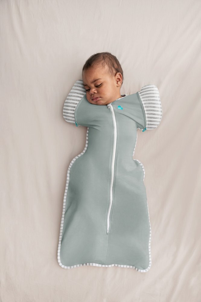 Love to Dream Sac de dormit de tranzitie pentru infasat si rostogolit Swaddle Up Deep olive M 6-8.5 kg 1 Tog