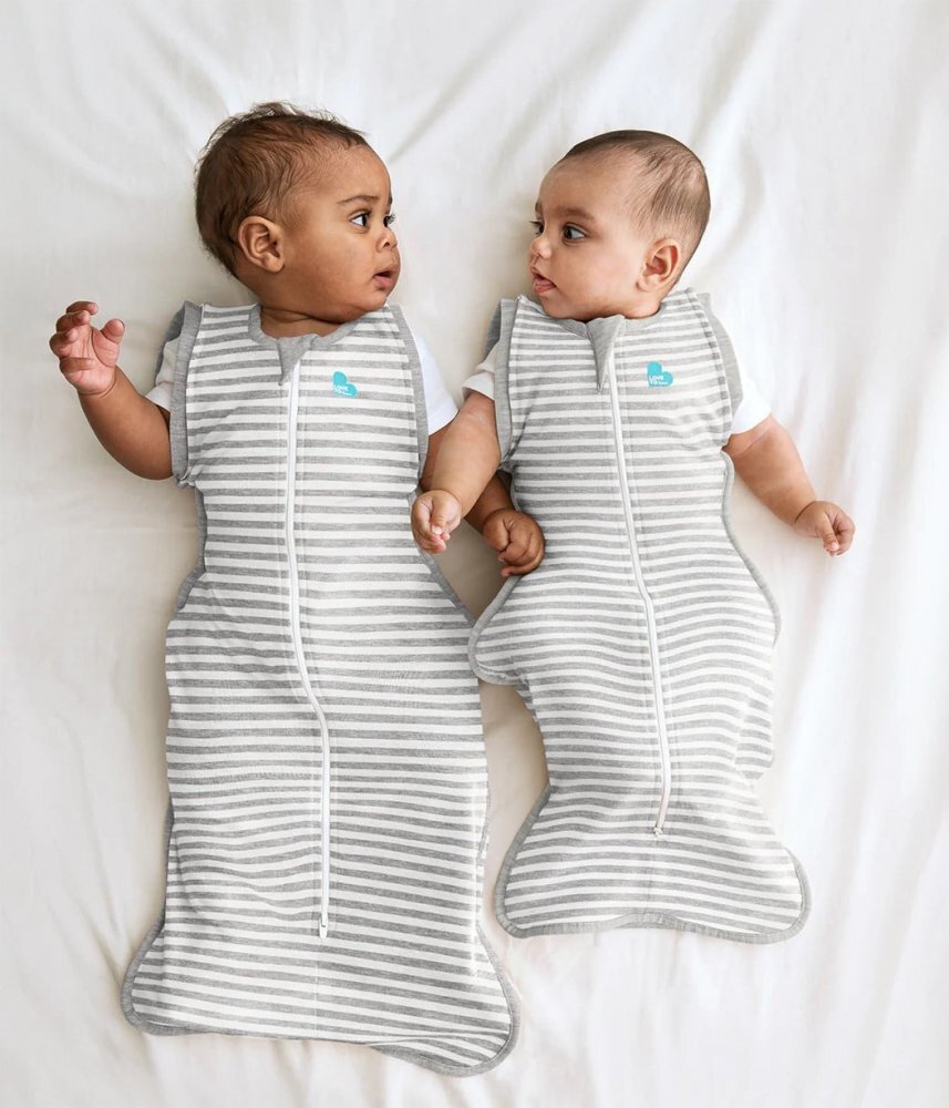 Love to Dream Sac de dormit de tranzitie pentru infasat si rostogolit Swaddle Up Gri L 8.5-11 kg 1 Tog