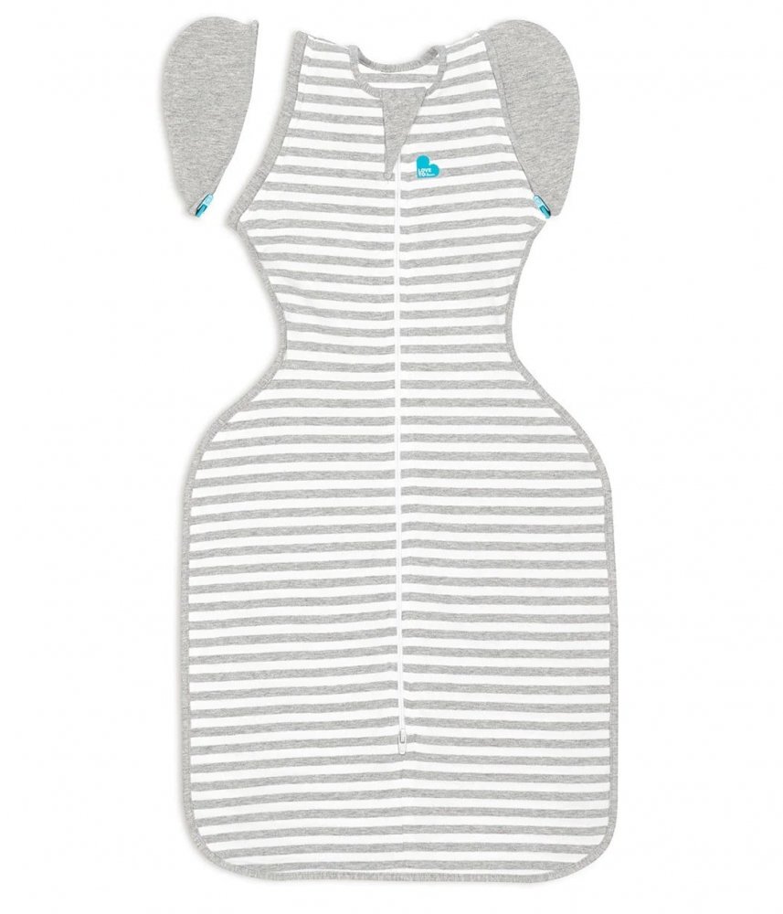 Love to Dream Sac de dormit de tranzitie pentru infasat si rostogolit Swaddle Up Gri L 8.5-11 kg 1 Tog