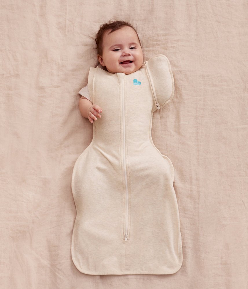 Love to Dream Sac de dormit de tranzitie pentru infasat si rostogolit Swaddle Up M 1 Tog OatMeal