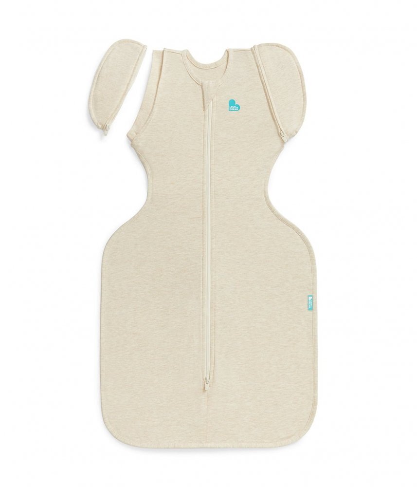 Love to Dream Sac de dormit de tranzitie pentru infasat si rostogolit Swaddle Up M 1 Tog OatMeal