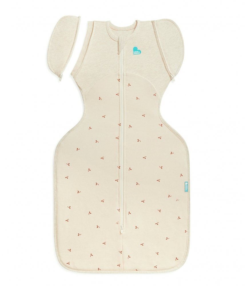 Love to Dream Sac de dormit de tranzitie pentru infasat si rostogolit Swaddle Up M Fleece Twings 1.5 Tog
