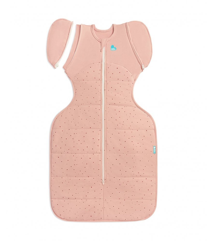 Love to Dream Sac de dormit de tranzitie pentru infasat si rostogolit Swaddle Up Rose M 6-8.5 kg 2.5 Tog