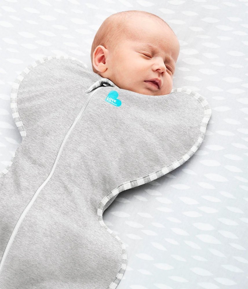 Love to Dream Sac de dormit pentru infasat Swaddle Up Gri nou-nascut 2.2-3.8 kg 1 Tog
