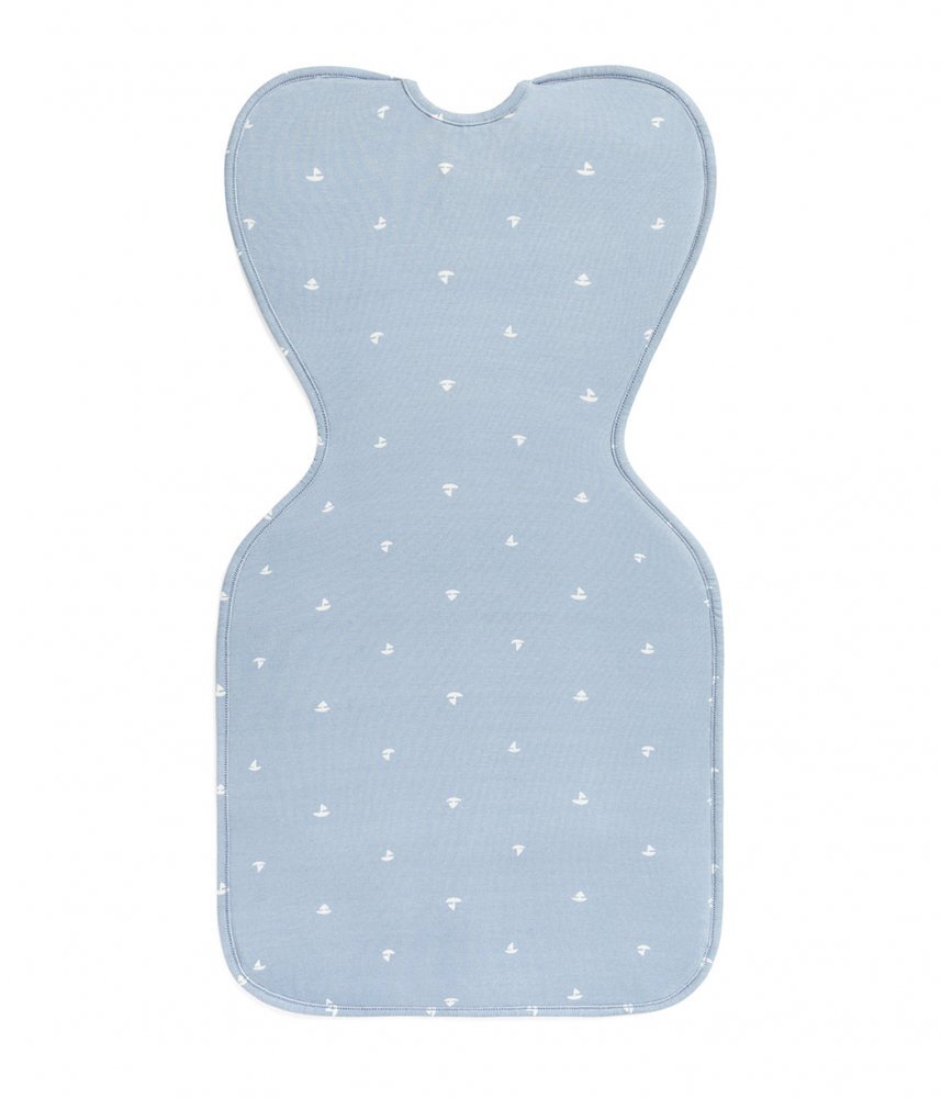 Love to Dream Sac de dormit pentru infasat Swaddle Up Mist Blue M 6-8.5 kg 1 Tog