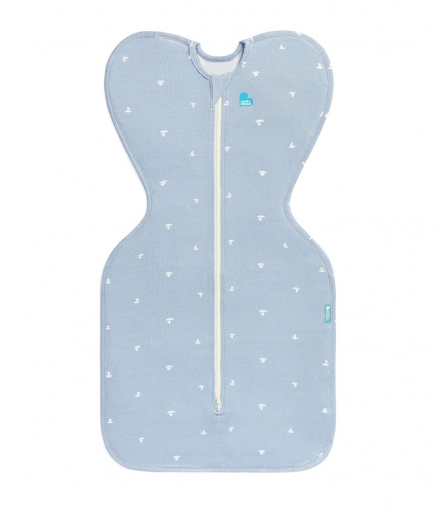 Love to Dream Sac de dormit pentru infasat Swaddle Up Mist Blue S 3.5-6 kg 1 Tog