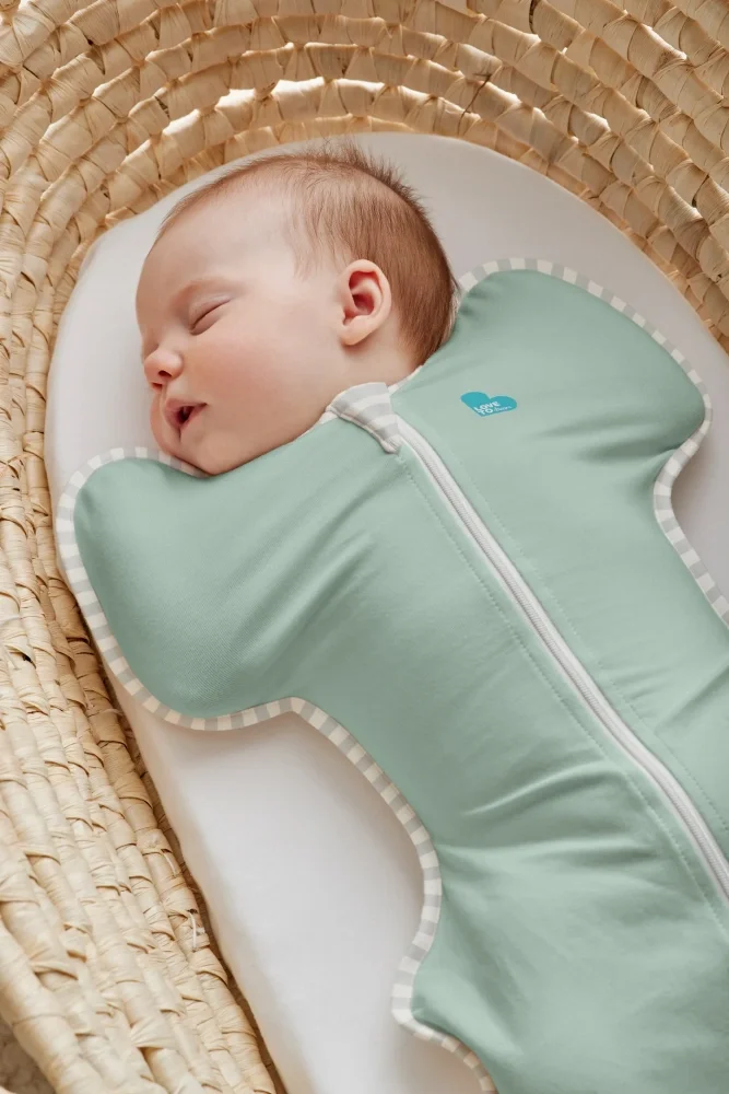 Love to Dream Sac de dormit pentru infasat Swaddle Up Olive M 6-8.5 kg 0.2 Tog
