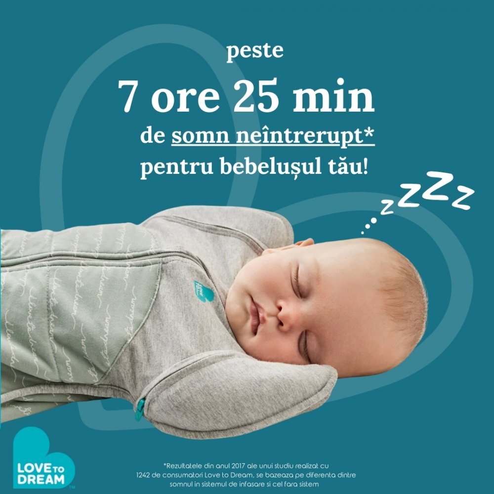 Love to Dream Sac de dormit pentru infasat Swaddle Up Sand Dollar 2.2-3.8 kg