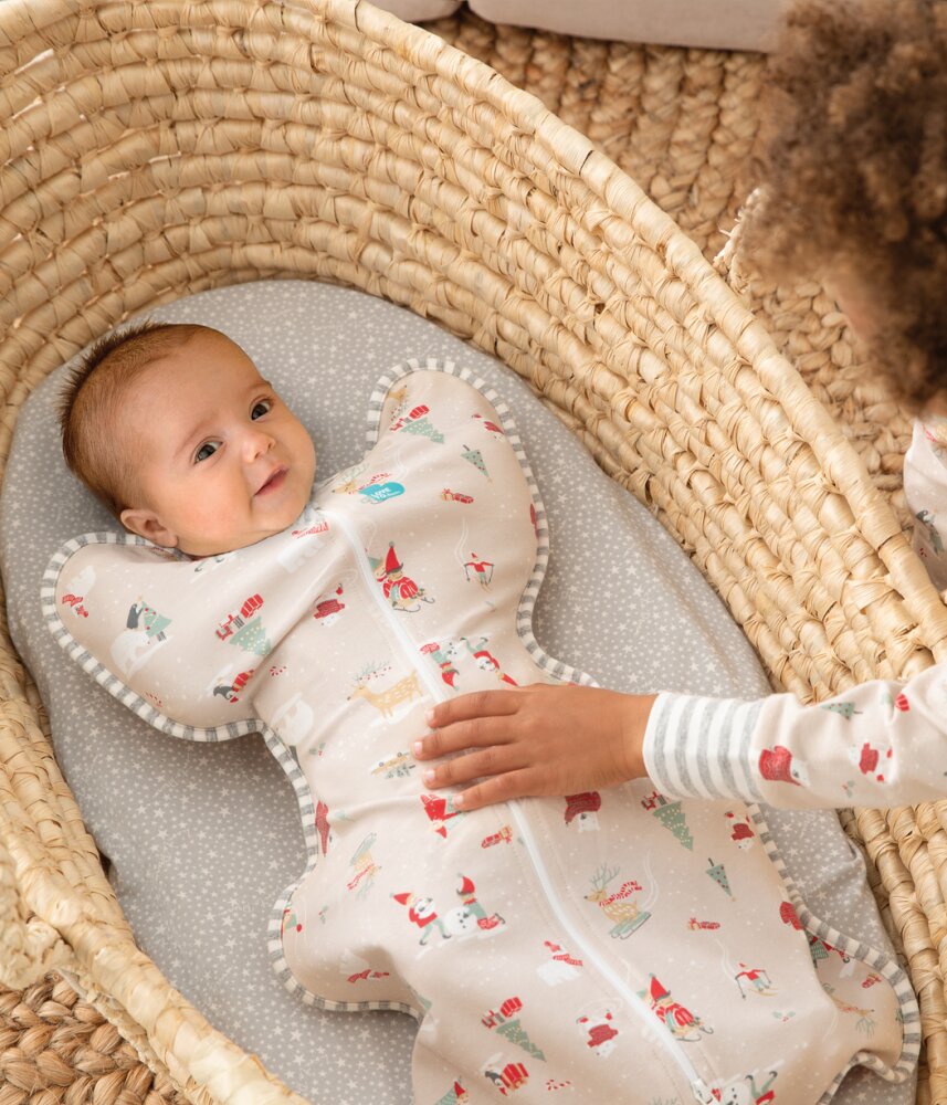 Love to Dream Sac de dormit pentru infasat Swaddle Up Snow Party 3.5-6 kg 1 Tog