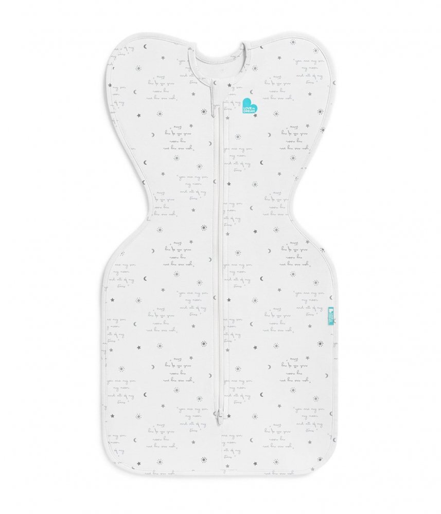 Love to Dream Sac de dormit pentru infasat Swaddle Up white M 3-6 luni 0.2 Tog