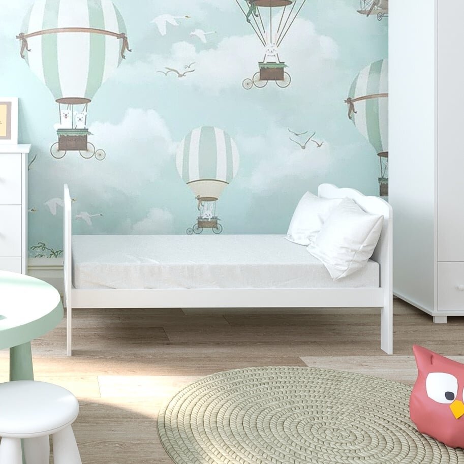 Magic kids Patut evolutiv Isabel Casmir 3 in 1 pat bebe junior pat precolar cu somiera reglabila i trepte detasabile 140 x 70 cm