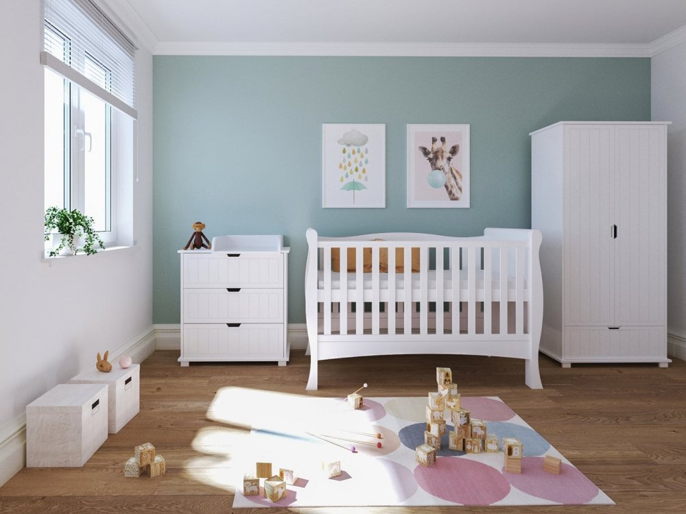 Magic kids Patut evolutiv Serenity 3 in 1 pat bebe junior pat prescolar cu somiera reglabila 140 x 70 cm