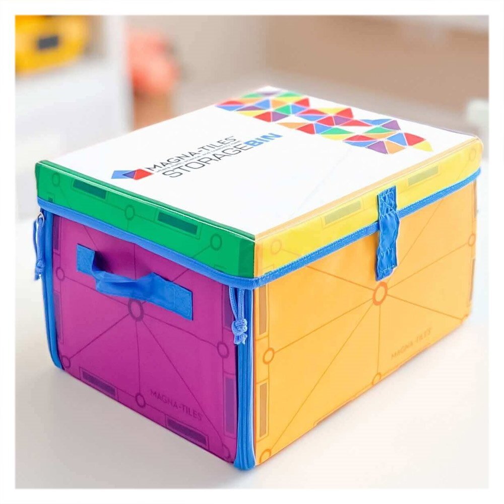 Magna-Tiles Cutie de depozitare si covor de joaca