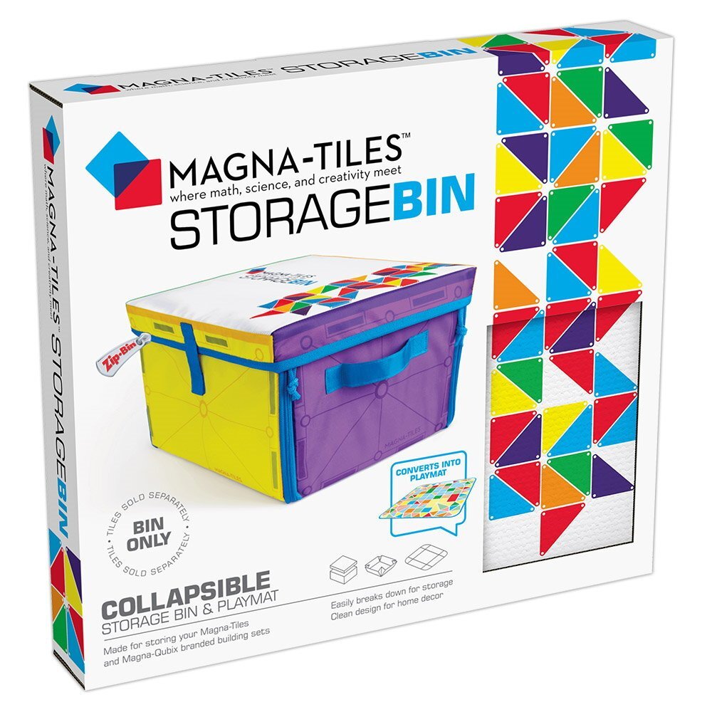Magna-Tiles Cutie de depozitare si covor de joaca