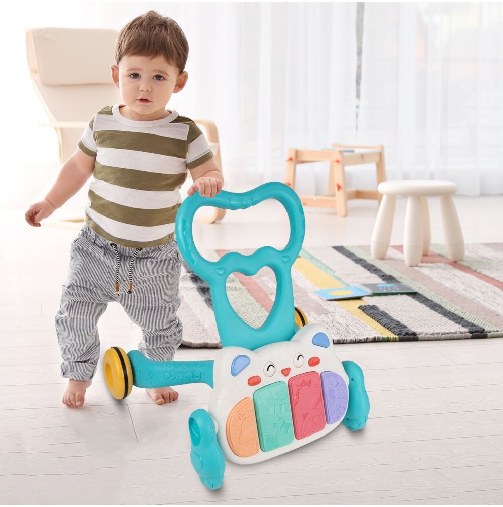 MalPlay Antepremergator muzical cu pian Kitten Blue