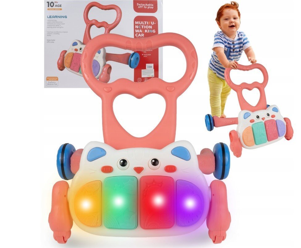 MalPlay Antepremergator muzical cu pian Kitten Pink