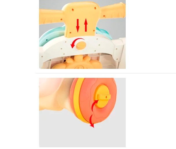 MalPlay Antepremergator si masuta de activitati 2 in 1 pentru copii cu panou interactiv detasabil telefon activitati educative sunete lumini roti antiderapante pink