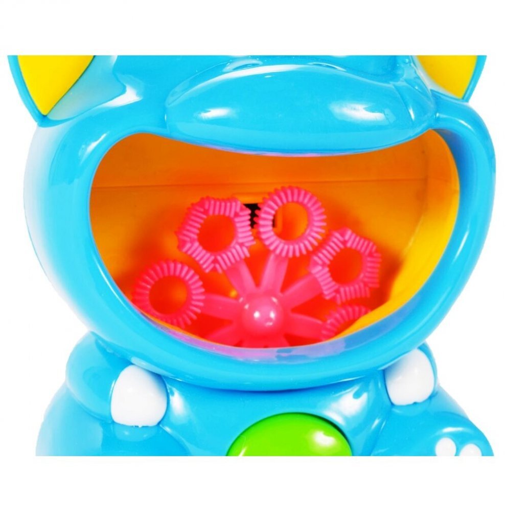MalPlay Aparat generator baloane de sapun cu baterii si rezerva 118 ml lichid inclus 13 x 10 x 7 cm Bubble Blue Elephant