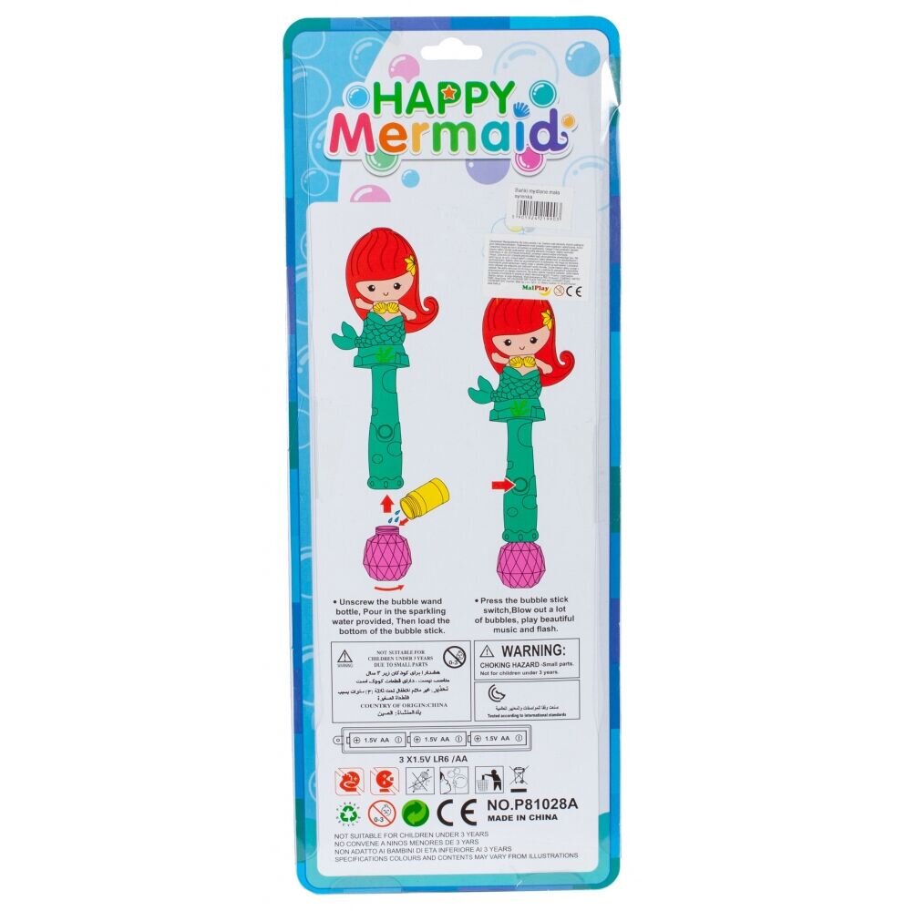 MalPlay Bagheta pentru baloane de sapun Mica Sirena