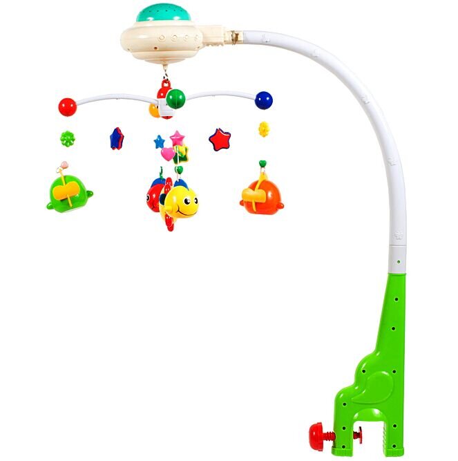 MalPlay Carusel muzical cu proiector pentru patut Stars