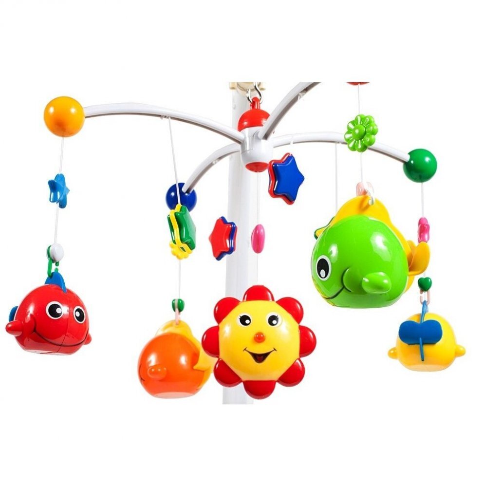 MalPlay Carusel muzical cu proiector pentru patut Stars