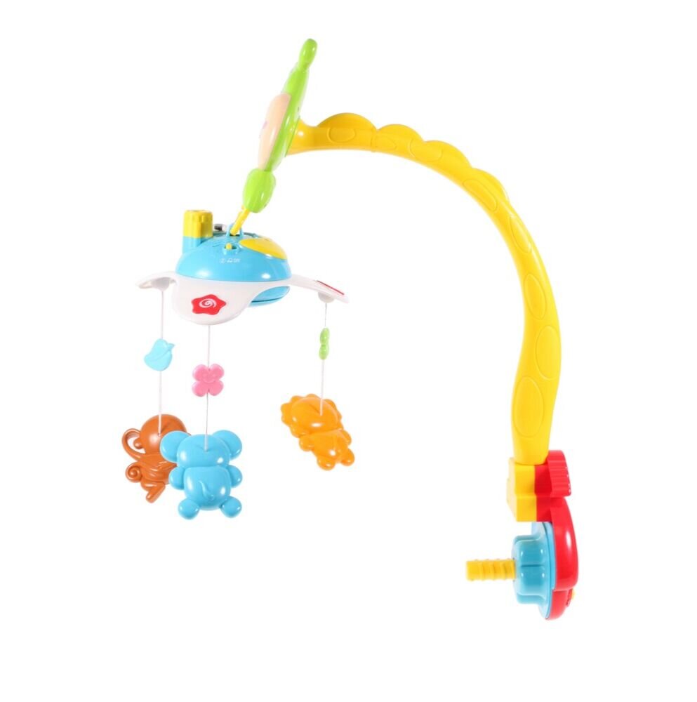 MalPlay Carusel muzical cu proiector si telecomanda Green Giraffe