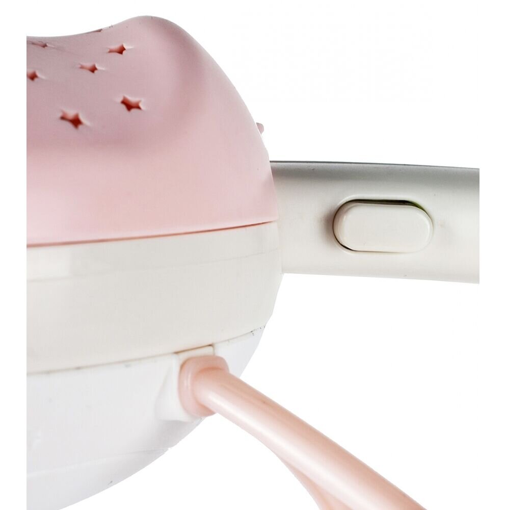 MalPlay Carusel muzical pentru bebelusi cu telecomanda proiector si 500 de melodii Pink