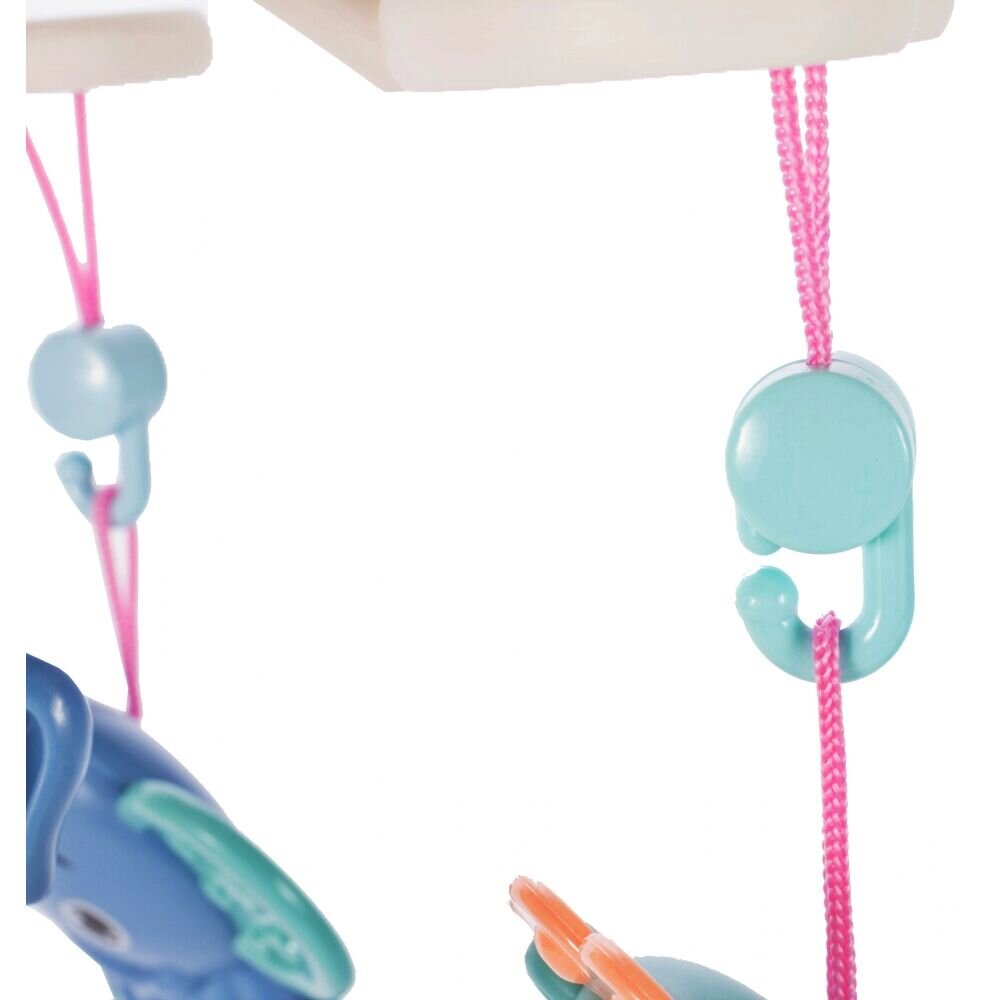 MalPlay Carusel muzical pentru patut rotativ 360 grade cu Zornaitori Cantece de leagan melodii in engleza si povesti controlat prin telecomanda 53 x 45 x 26.5 cm Bufnita