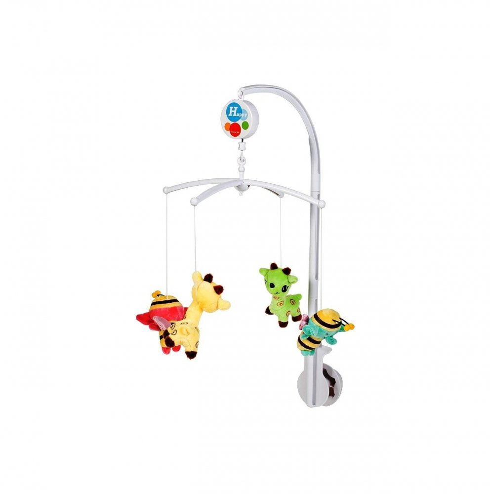 MalPlay Carusel muzical pentru patut Smiling Animals