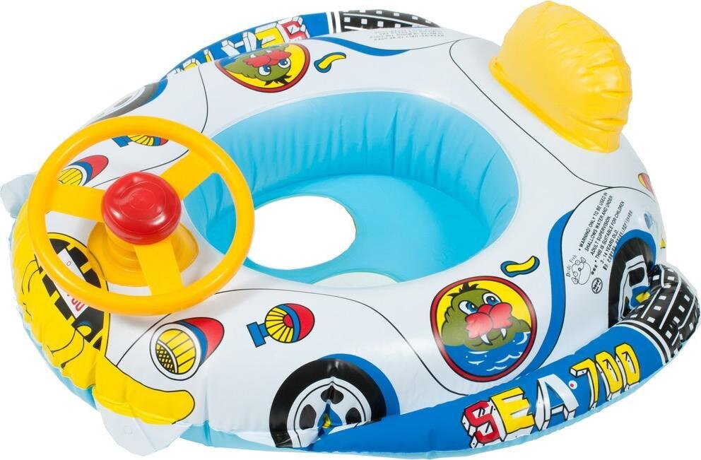 MalPlay Colac gonflabil pentru bebelusi cu volan 70x80 cm