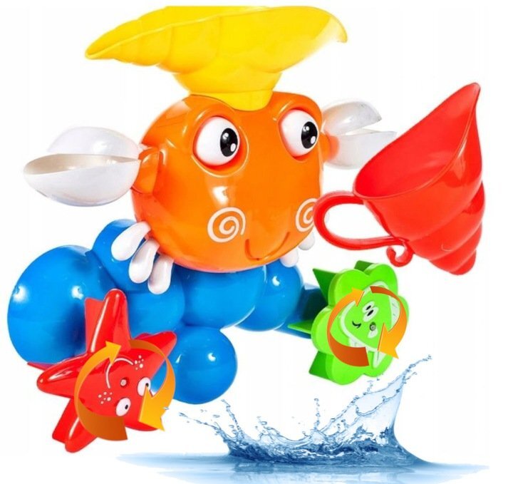 MalPlay Jucarie de baie Crabul fericit