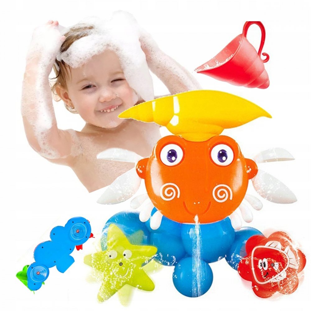 MalPlay Jucarie de baie Crabul fericit