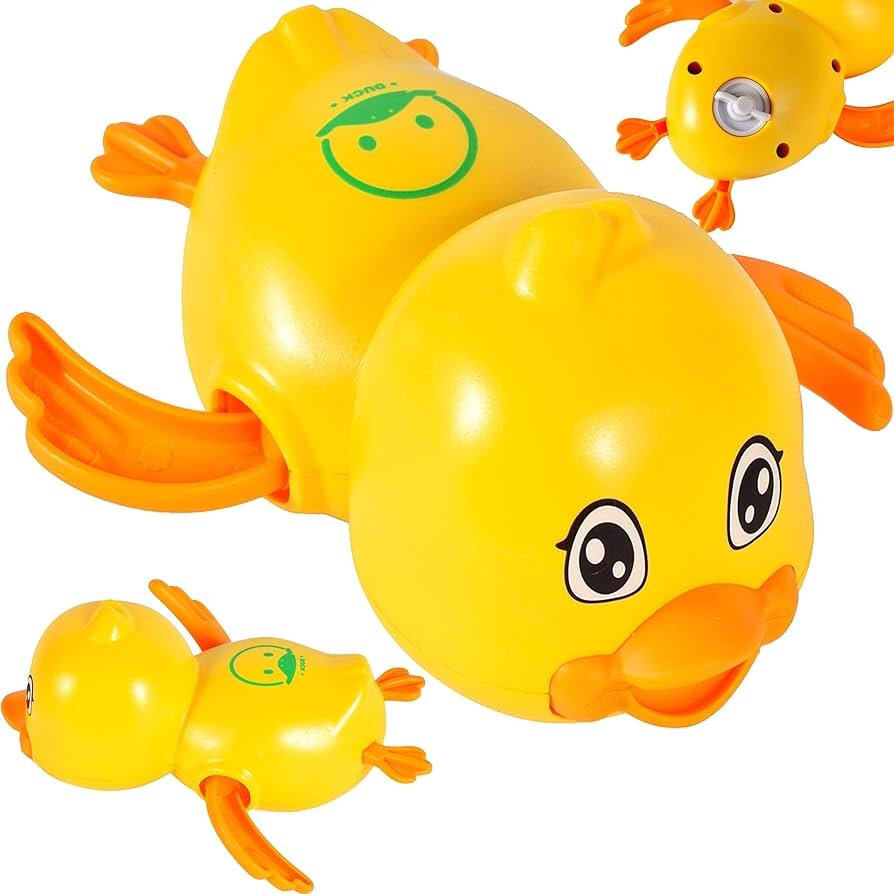 MalPlay Jucarie de baie cu cheita Ratusca Inotatoare Yellow