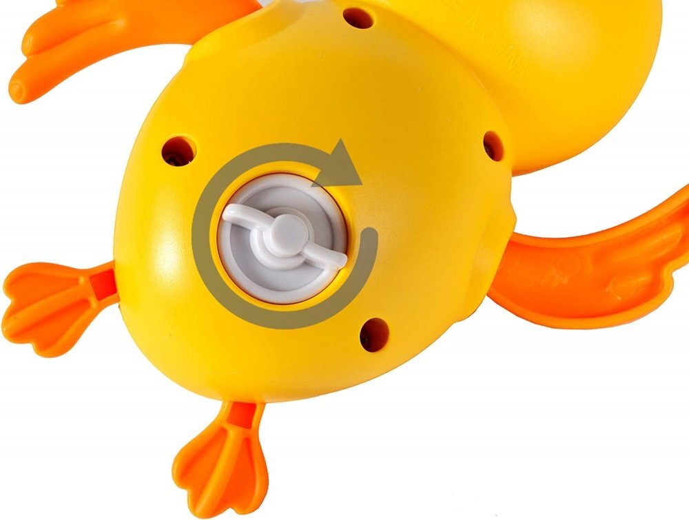 MalPlay Jucarie de baie cu cheita Ratusca Inotatoare Yellow
