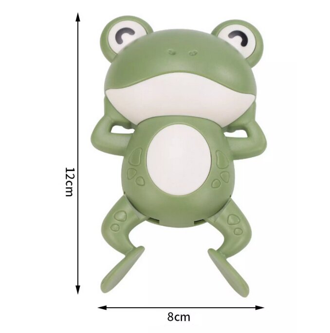 MalPlay Jucarie de baie cu cheita Swimming frog Green