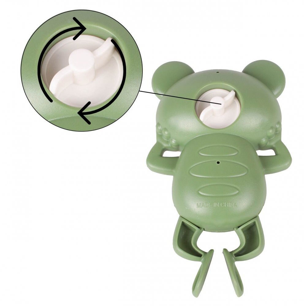 MalPlay Jucarie de baie cu cheita Swimming frog Green