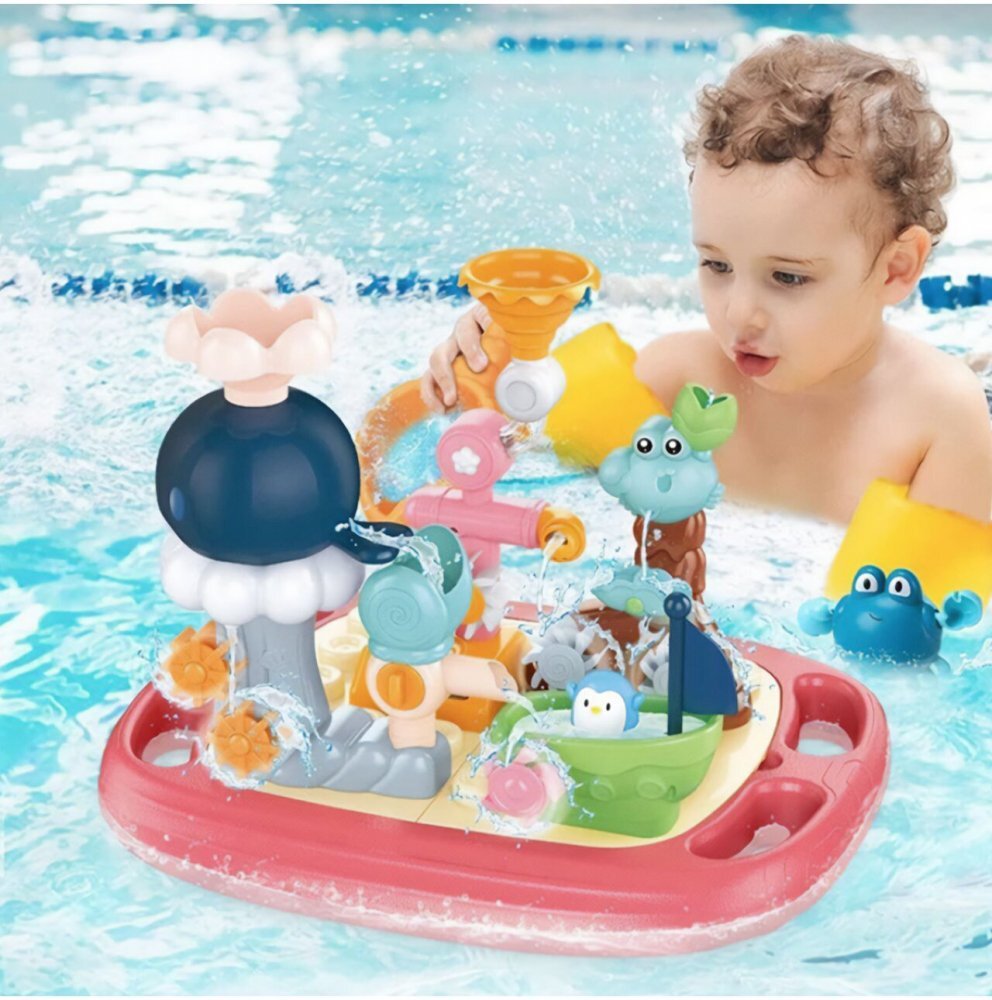MalPlay Jucarie de baie plutitoare 43 x 35 x 32 cm Oceanic Park
