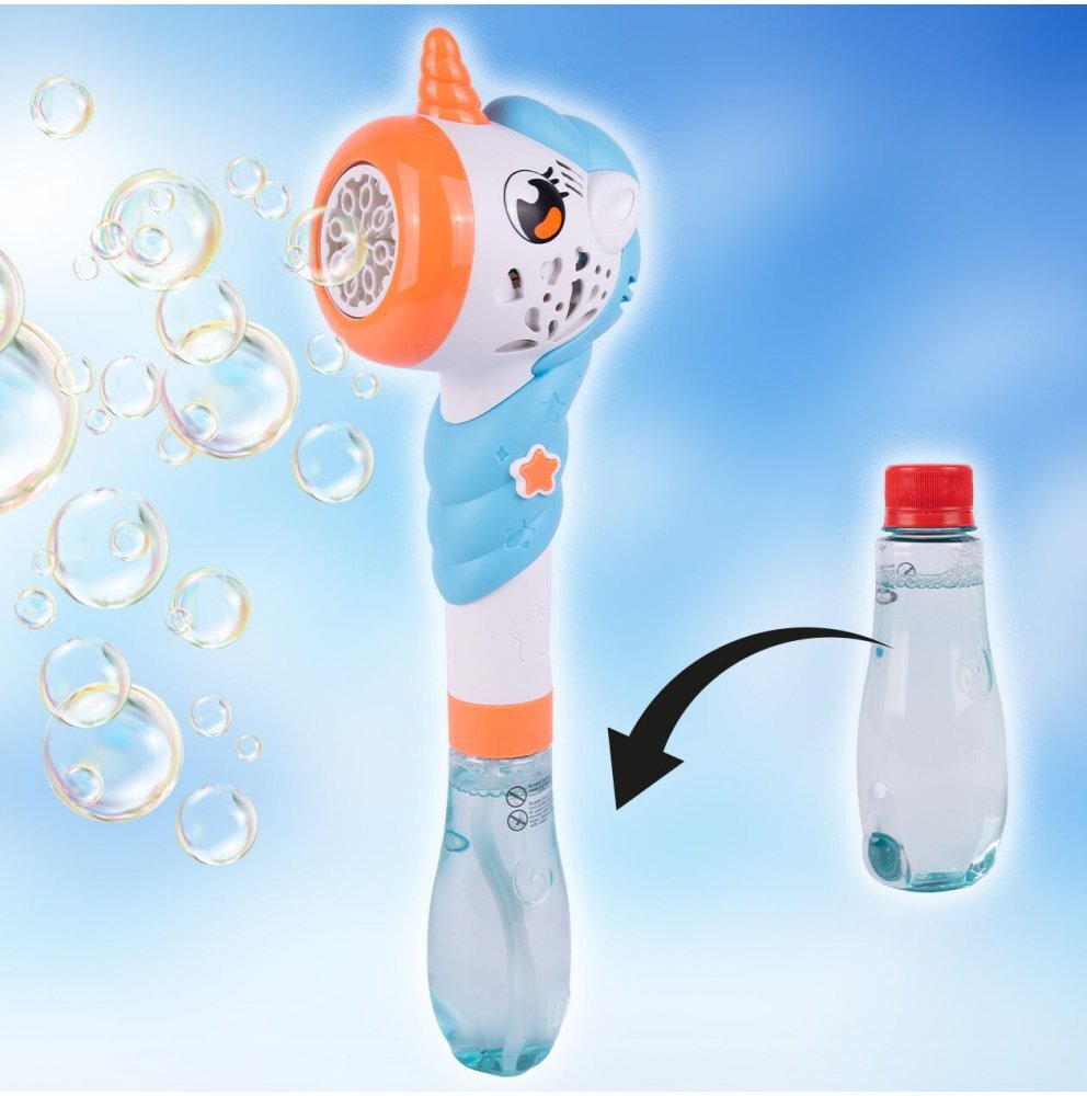 MalPlay Jucarie pentru baloane de sapun cu lumini Bubble Unicorn