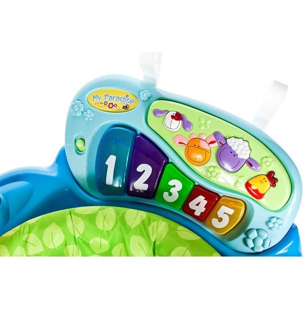 MalPlay Jumper cu centru de activitati si pian Green