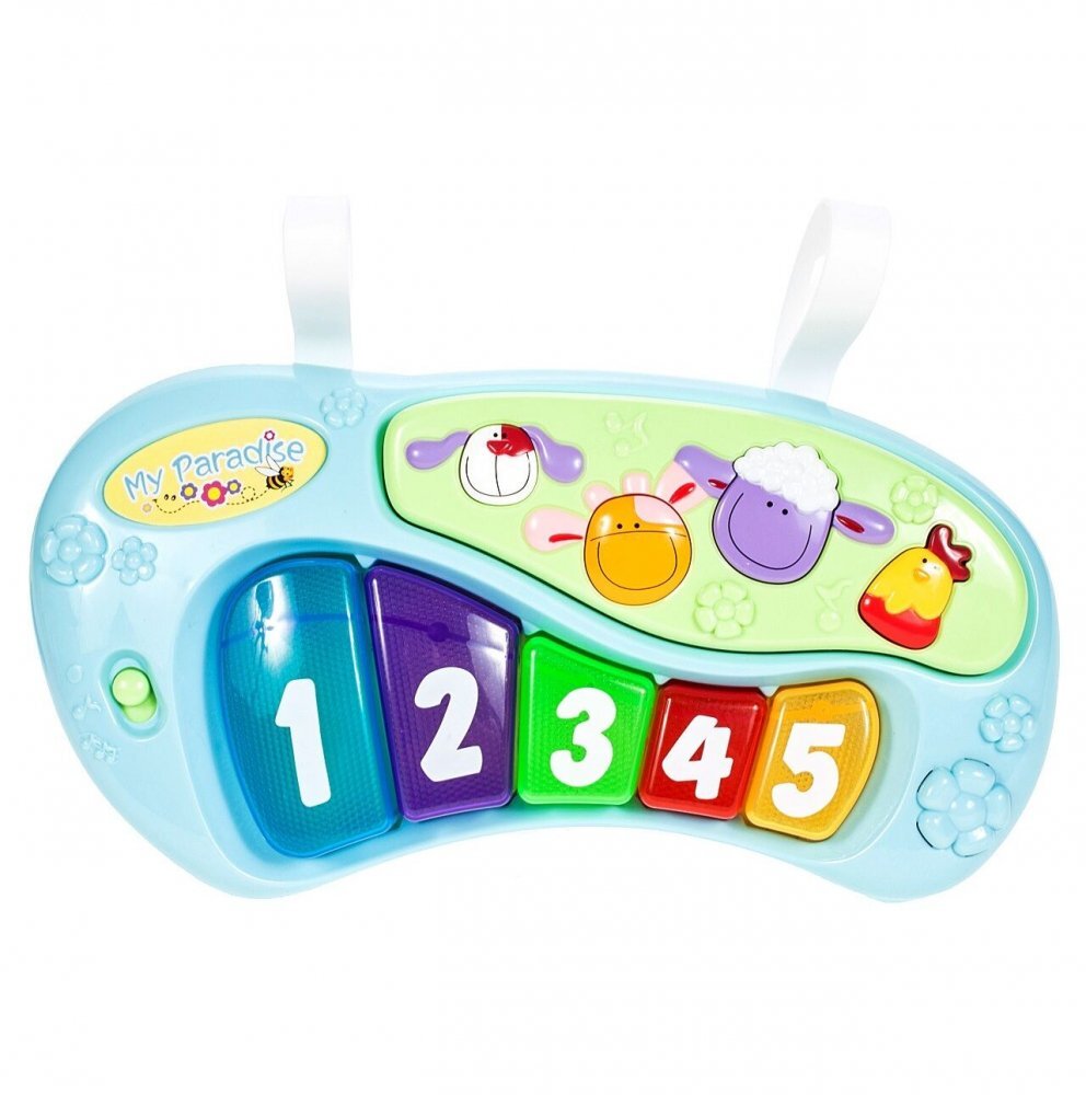 MalPlay Jumper cu centru de activitati si pian Green