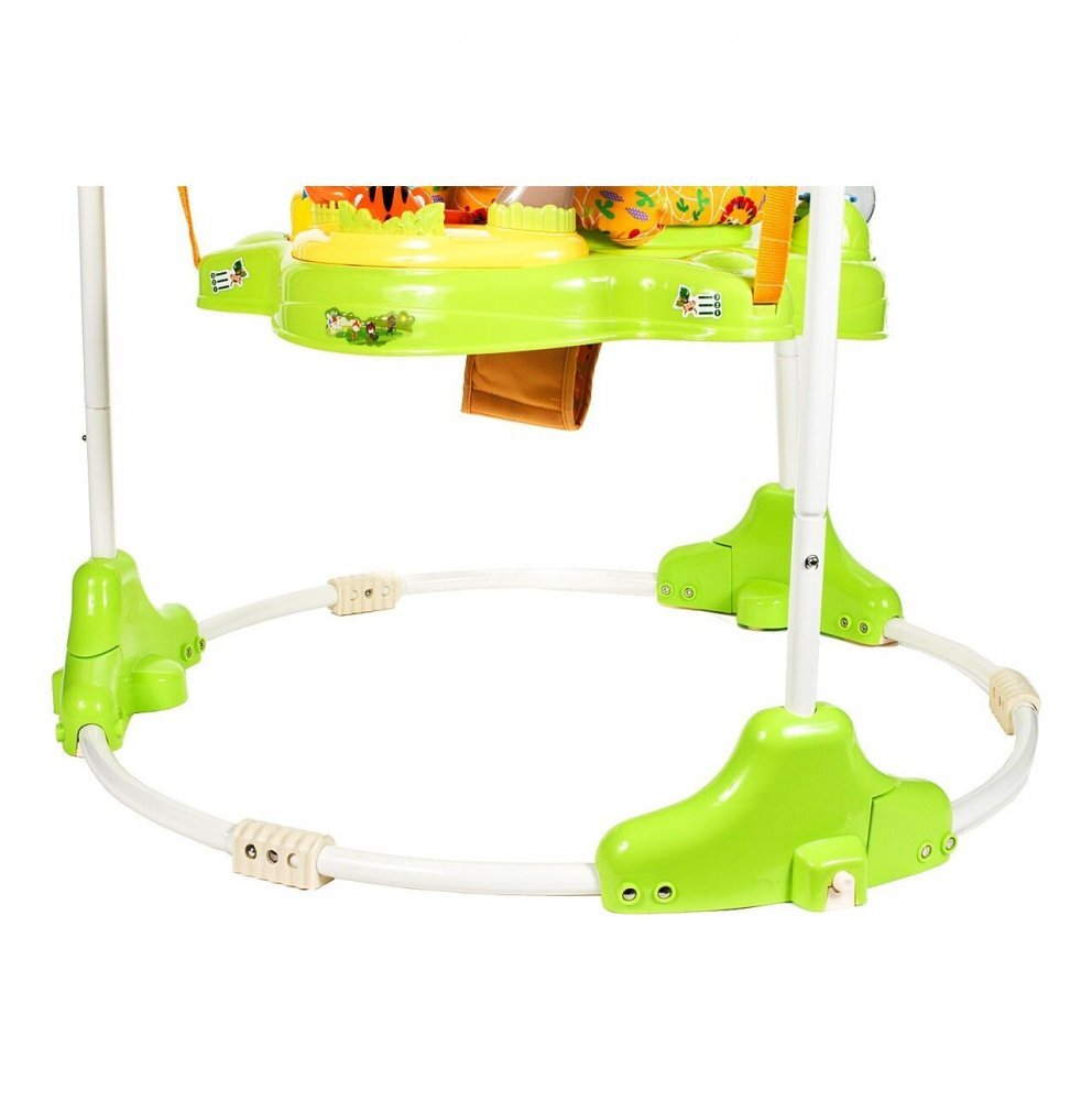 MalPlay Jumper interactiv pentru bebelusi scaun reglabil efectele sonore husa detasabila