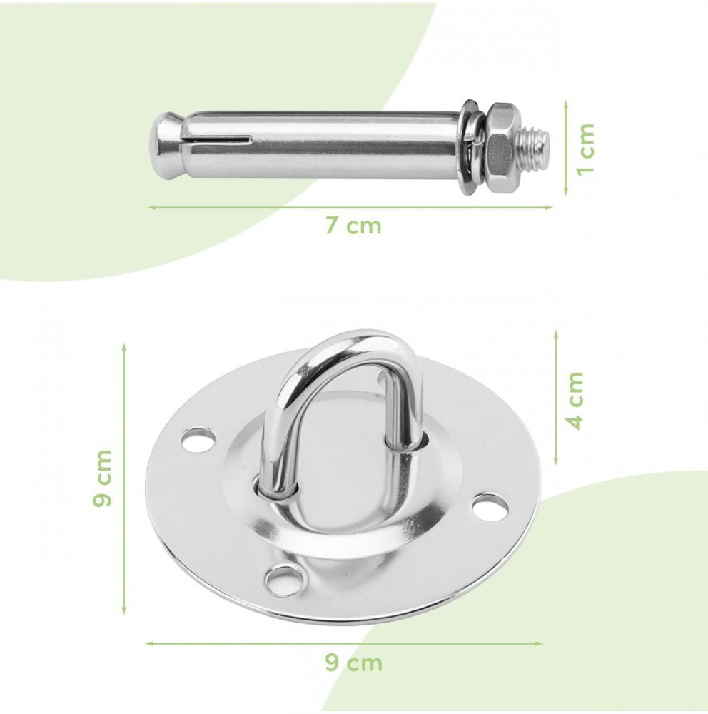 MalPlay Kit de montare monopunct pe tavan pentru leagan cocon copii Nesto cu accesorii incluse