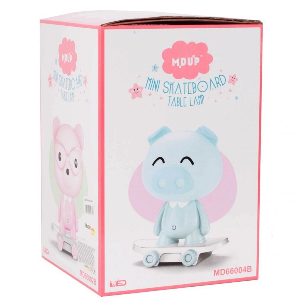 MalPlay Lampa de veghe cu LED pentru copii Doggie Blue