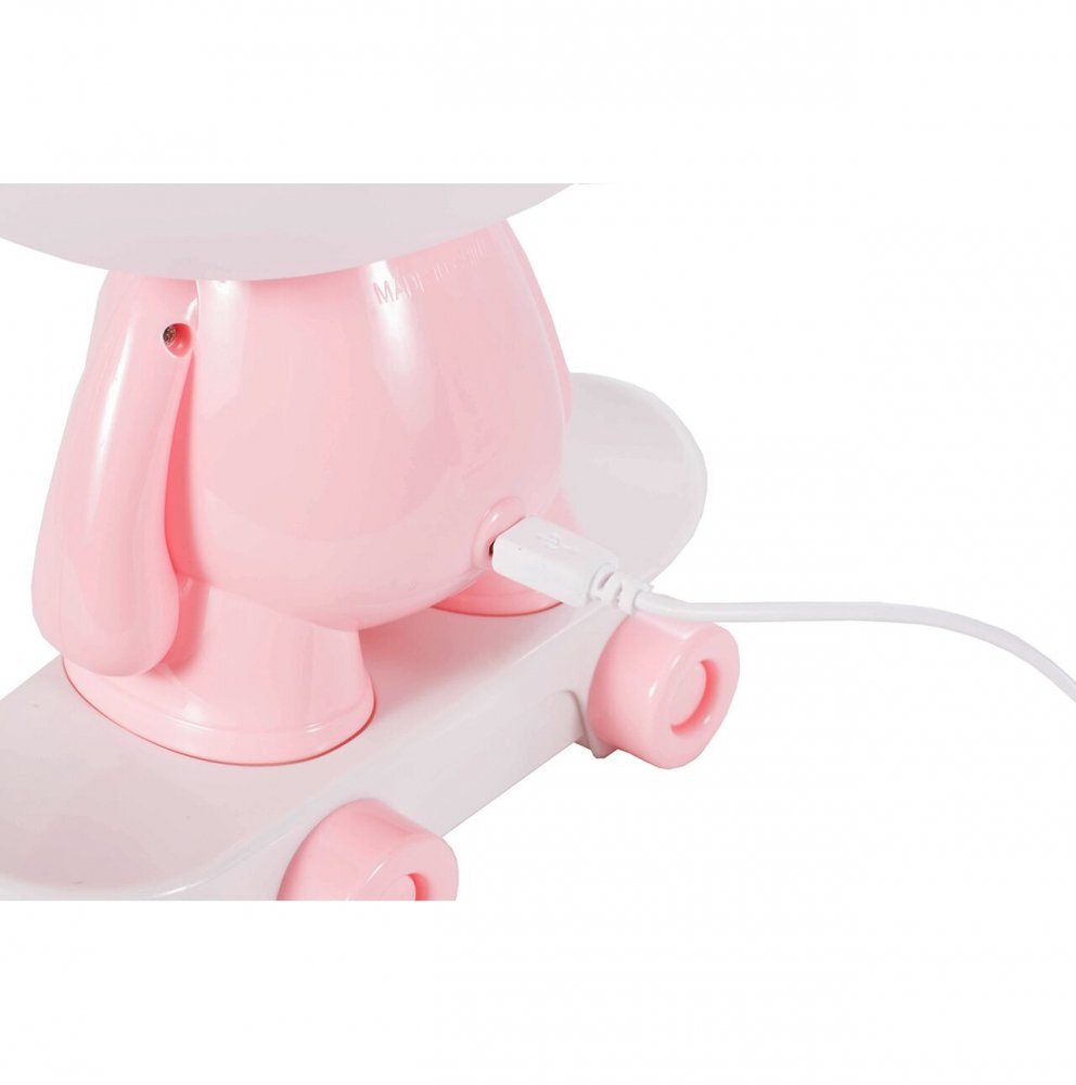MalPlay Lampa de veghe cu LED pentru copii Doggie Pink