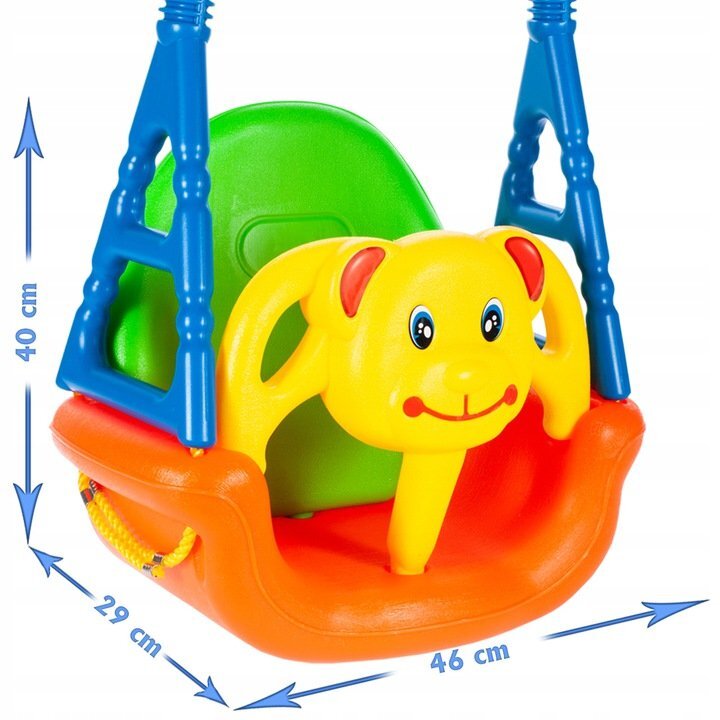 MalPlay Leagan 3 in 1 Swing with a Teddy Bear