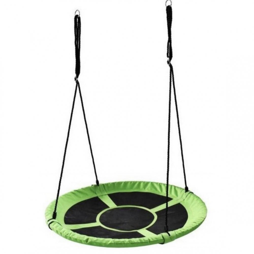 MalPlay Leagan pentru copii tip cuib Green diametru 116 cm material impermeabil Oxford 600D