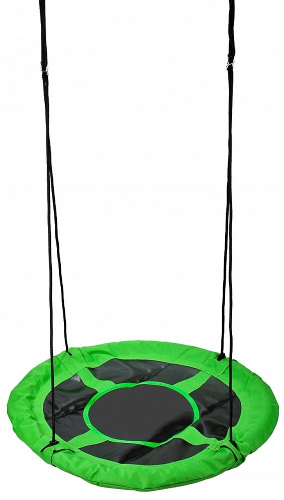 MalPlay Leagan pentru copii tip cuib Green diametru 116 cm material impermeabil Oxford 600D