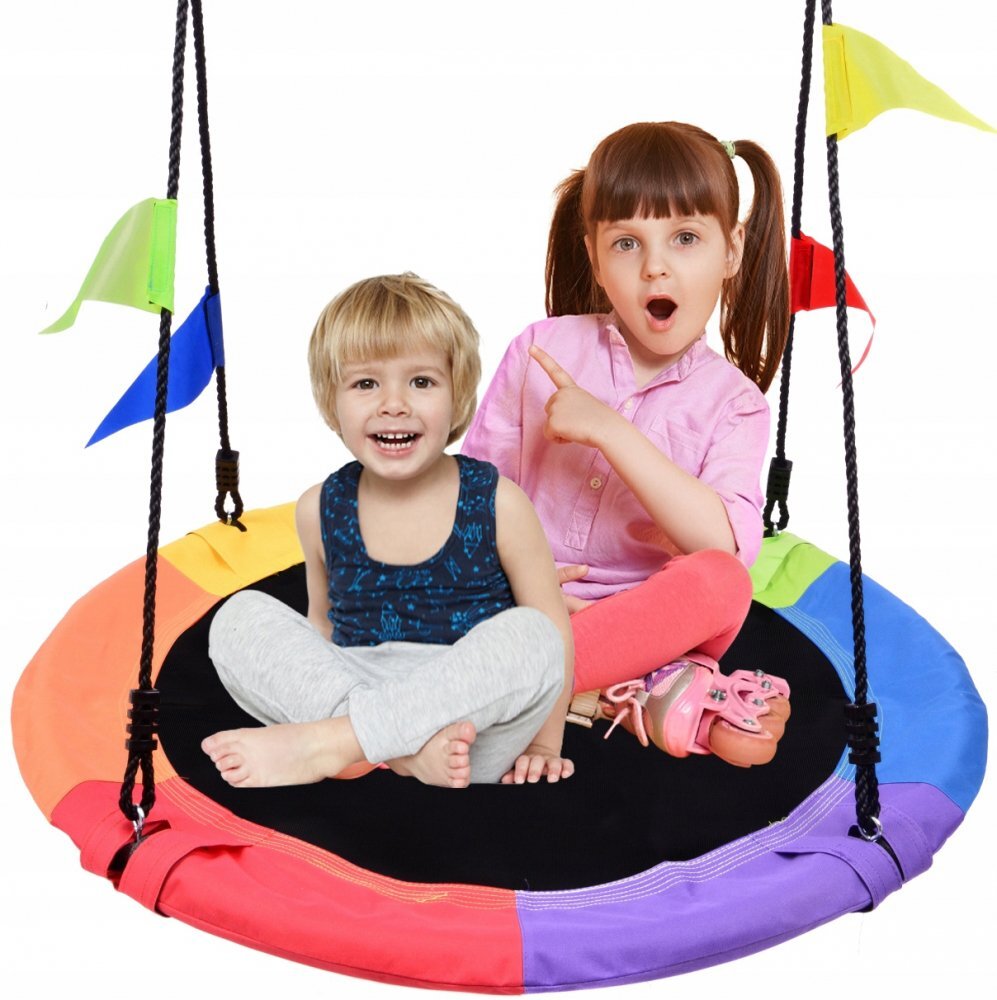 MalPlay Leagan pentru copii tip cuib Storks Nest multicolor diametru 100 cm