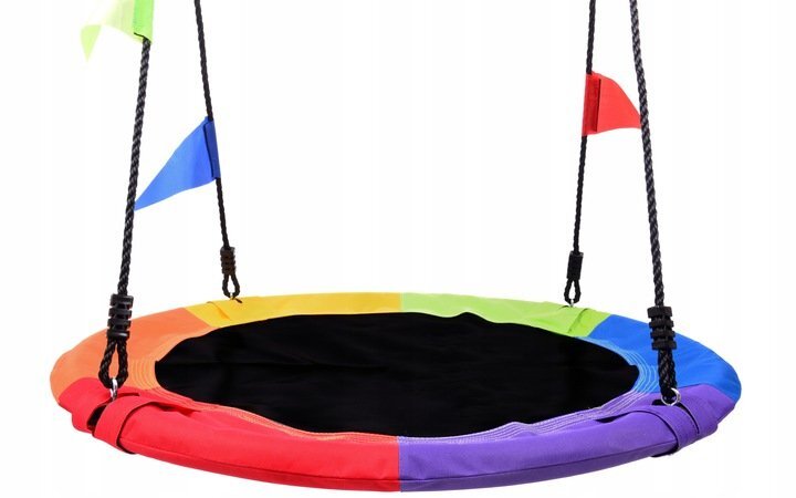 MalPlay Leagan pentru copii tip cuib Storks Nest multicolor diametru 100 cm
