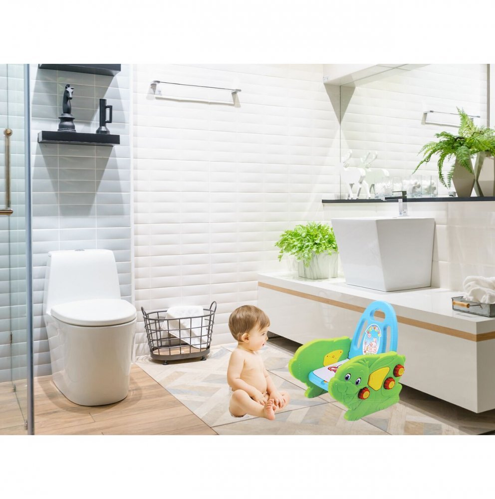 MalPlay Olita muzicala 2 in 1 Green Rabbit